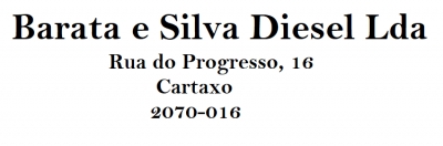 Barata e Silva Diesel Unipessoal, Lda